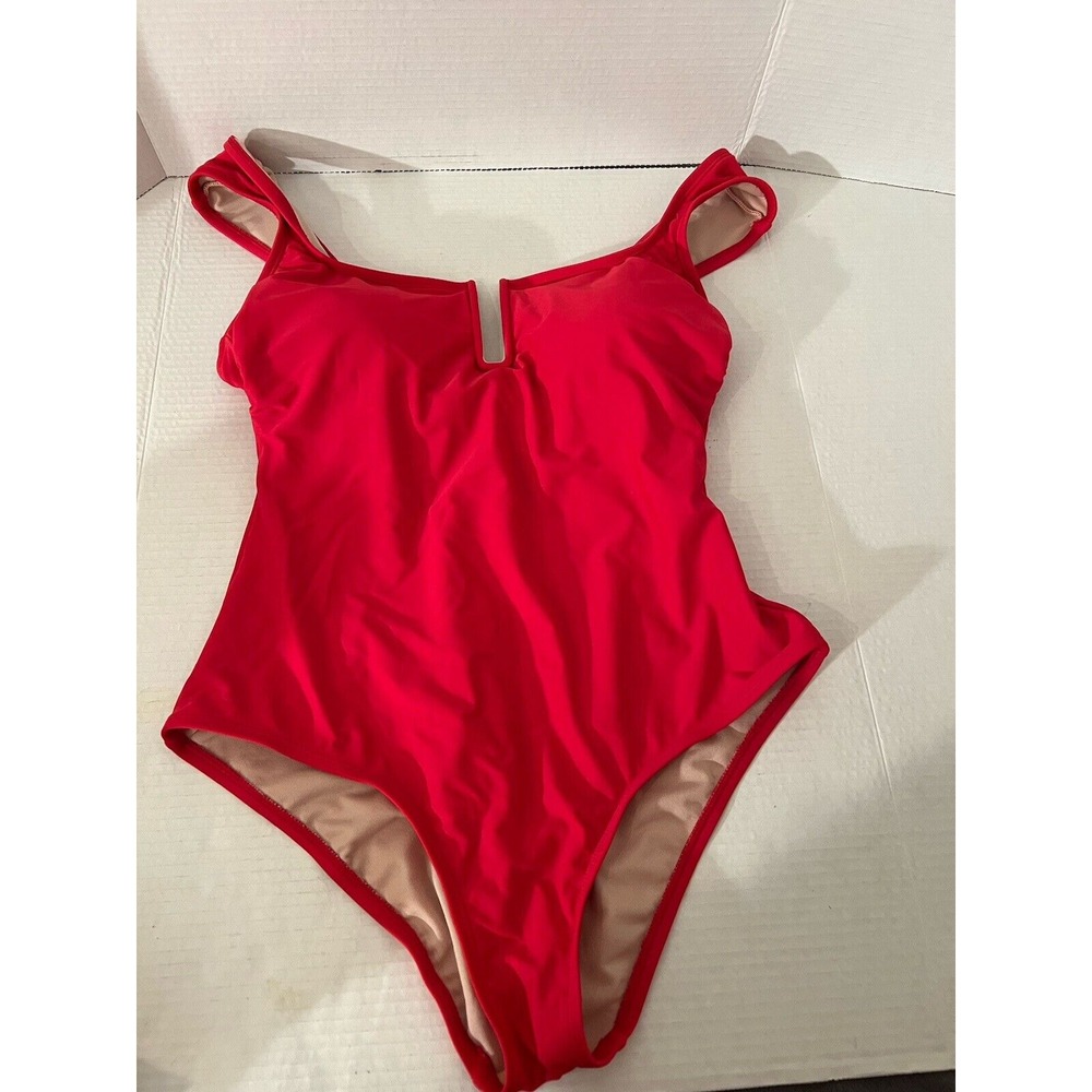 Kona Sol‎ One Piece Red/Pink Swimsuit Size Large
